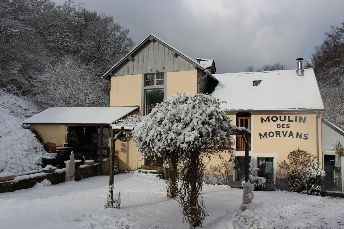 Le Moulin en hiver A . BLANCHET