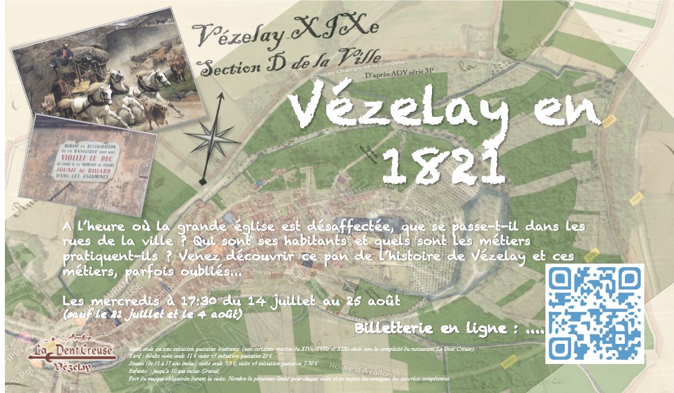 Vezelay 1821 Affiche ©CGF